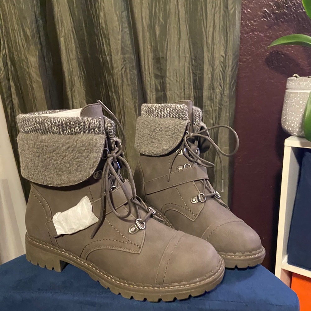 New JustFab combat boots size 7.5